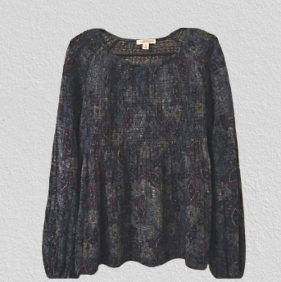 John Paul Richard Dollbaby Smocked Boho Printed T… - Picture 16 of 16